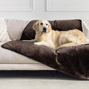 Duvetta impermeabile per cani - Duvetta di protezione per mobili - 127x152cm - Marrone
