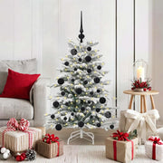 Albero di Natale Artificiale con Rami Pieghevoli Bianco 120 cm 3395623