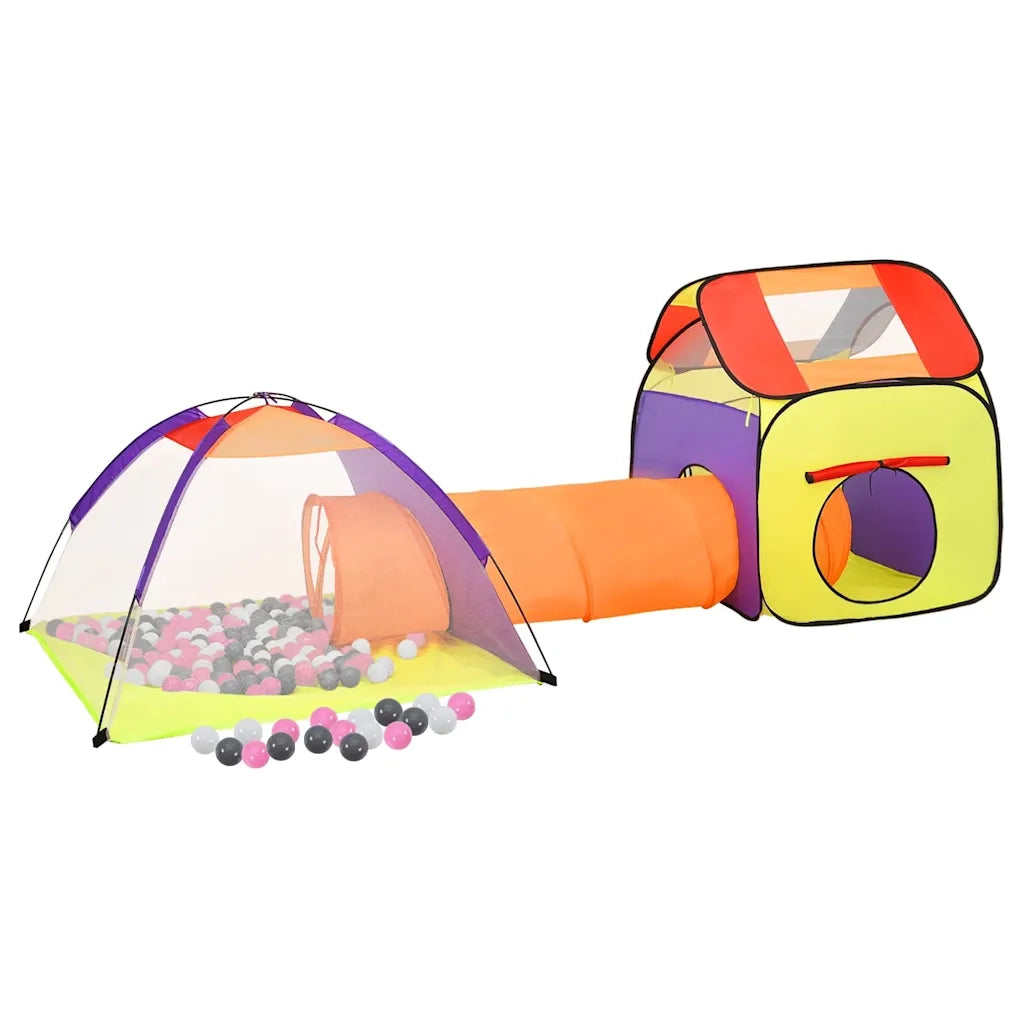 Tenda da Gioco Bambini 250 Palline Multicolore 338x123x111 cm 3107732