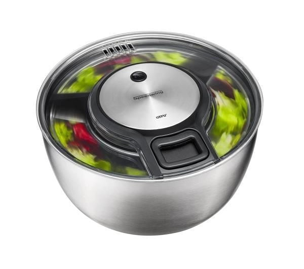 GEFU Speedwing centrifuga da insalata Acciaio inossidabile Pulsante