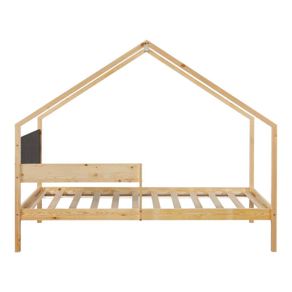 Letto Casetta Sodankylä per Cameretta con Secondo Letto Estraibile e 2 Materassi da 90 x 200 cm [en.casa]