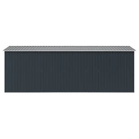 Capanno da Giardino 257x489x181 cm in Metallo Antracite cod mxl 65876