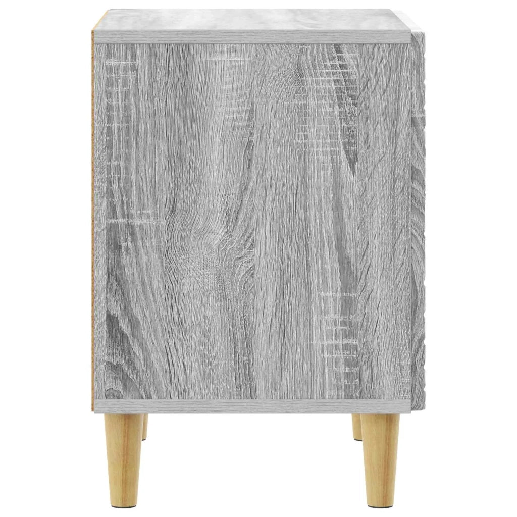 Comodino Sonoma grigio 43 x 34,5 x 50 cm Legno ingegnerizzato 895037