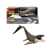 Animale giocattolo mattel jgb51 jurassic world rebirth mosasauro super