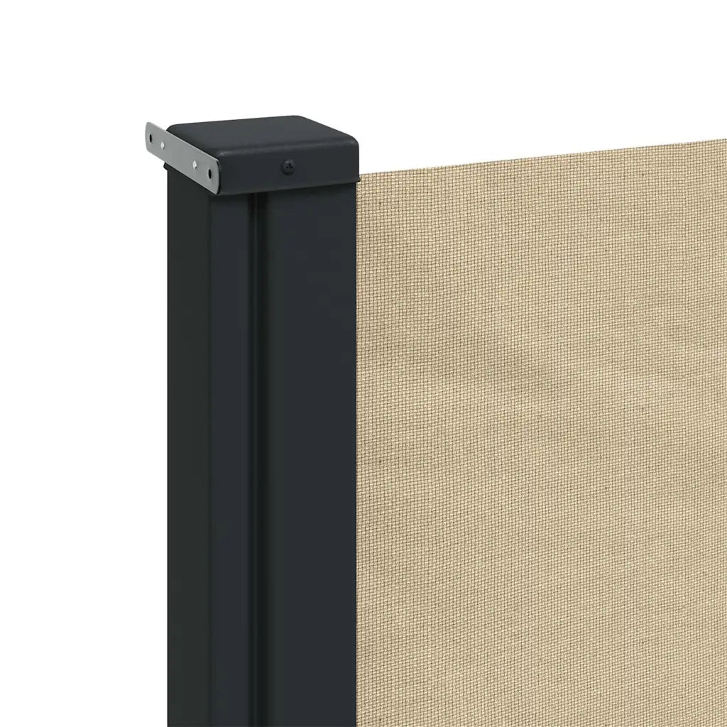 Tenda da Sole Laterale Retrattile Beige 220x500 cm