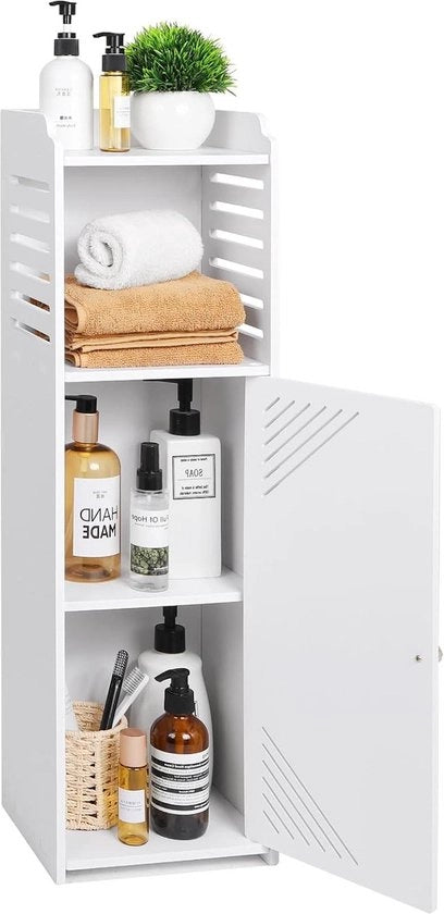 Cassa da bagno impermeabile - unità di archiviazione bianca per la zona da bagno - cassettiera moderna a un'apertura - Utokon