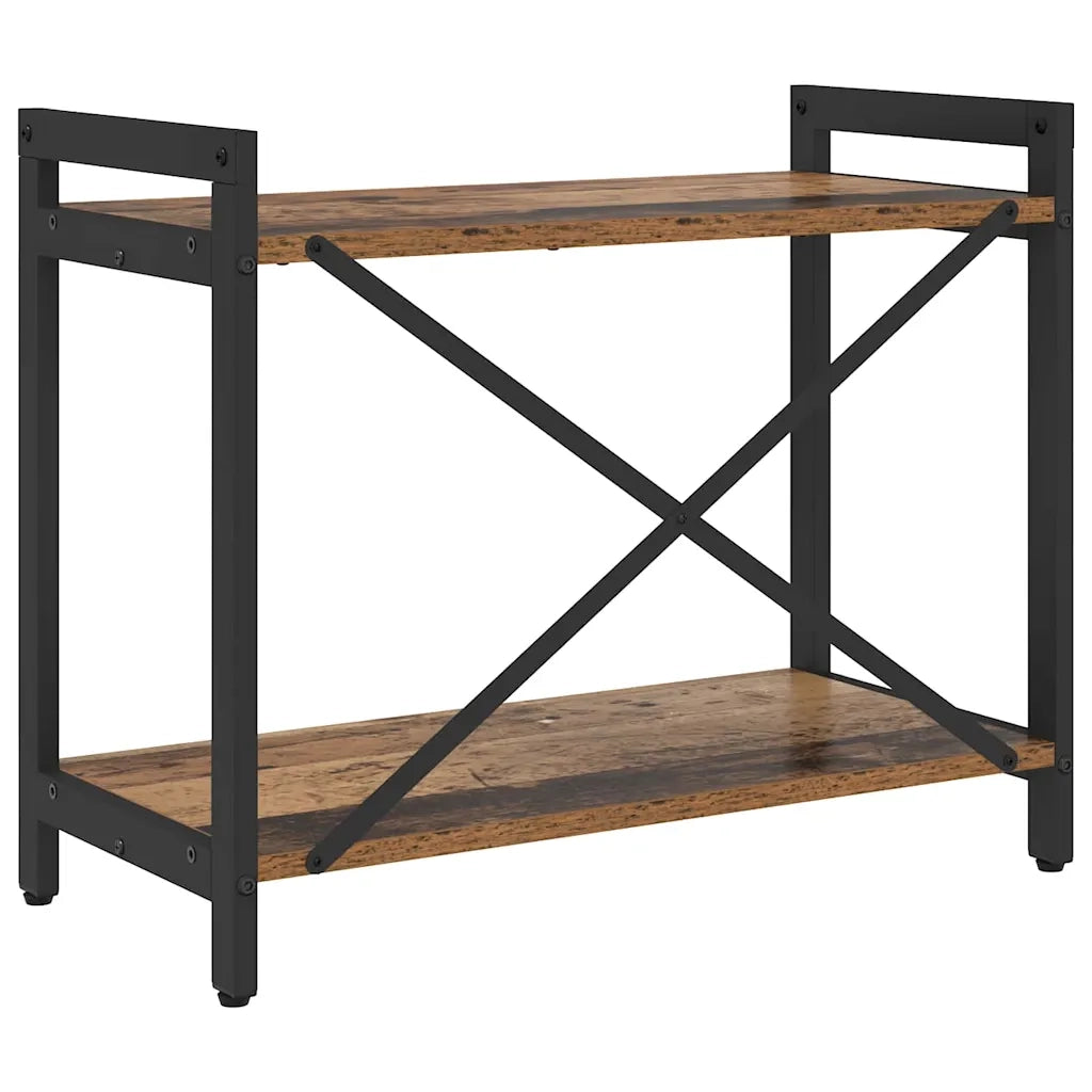 Libreria-Scaffale per Libri-Mobile di Stoccaggio Legno vecchio 60 x 30 x 50 cm Legno multistrato