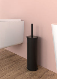 Porta scopino nero opaco