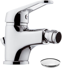 Rubinetto bidet con aeratore direzionabile e scarico in plastica - serie remix