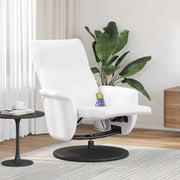 Poltrona Massaggiante Bianco 71 x 90 x 105 cm Pelle Sintetica