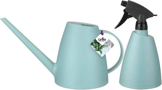 Set Giocattolo per Annaffiare e Aspirare - Annaffiatore e Aspirapolvere per Piante - 100% Riciclabile - Mint