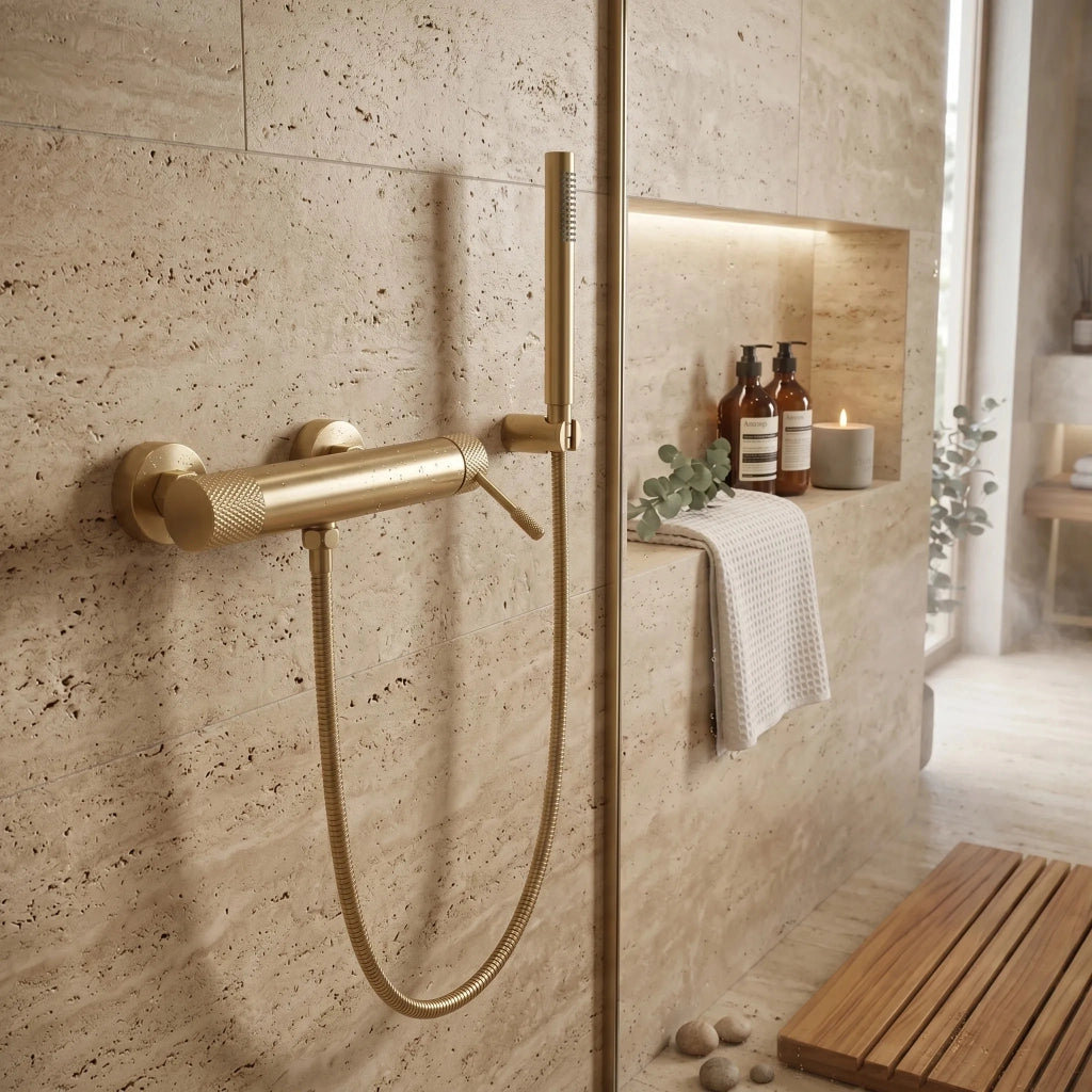 Rubinetto Per Vasca Rea Venti Brush Gold
