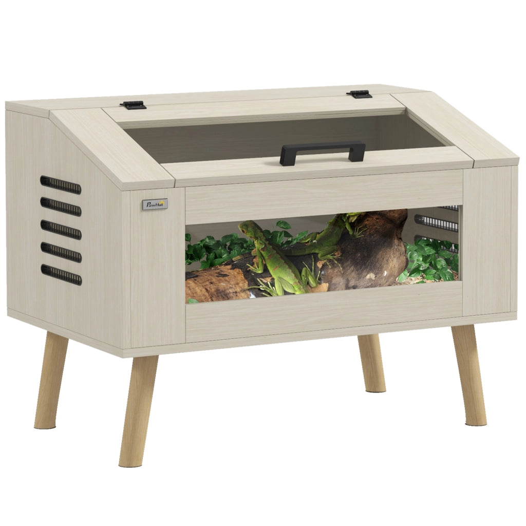 Terrarium per Rettili ¨C zephmum ¨C Vetro Temperato 80x50x60cm