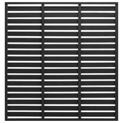 Pannello di Recinzione in WPC 180x180 cm Nero cod mxl 7030
