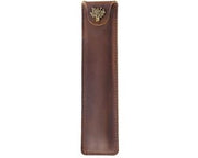Etui in Pelle - Penna Portatile per Ufficio/Lavoro - Pelle di Alta Qualità - Adatto per Pennarelli fino a 15 cm - Resistente ai Colpi