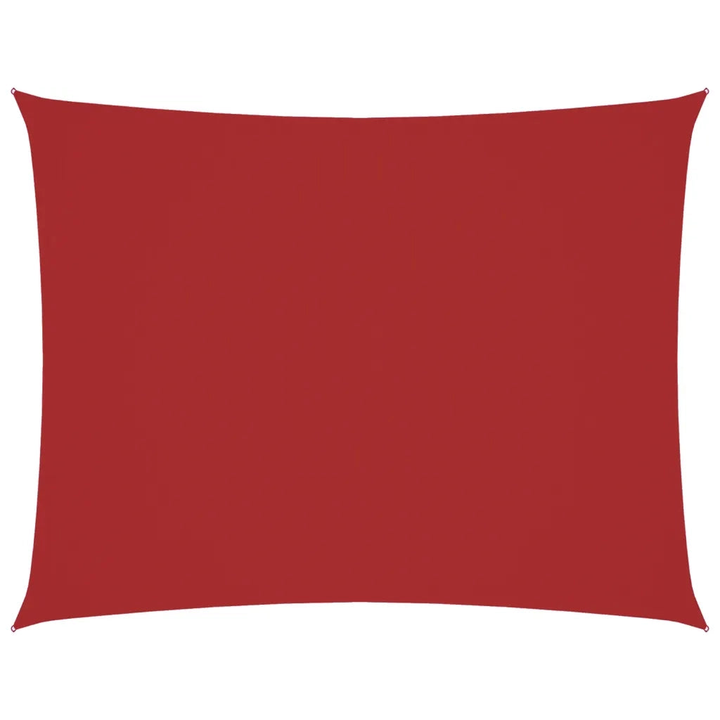 Parasole a Vela Oxford Rettangolare 2x3,5 m Rosso 135641