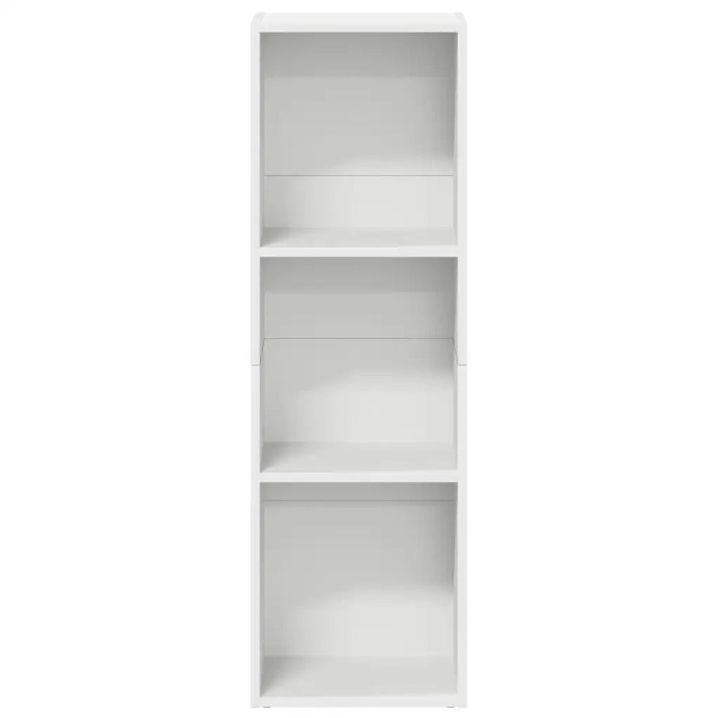 Libreria/Mobile TV Bianco 36x30x114 cm in Legno Multistrato cod mxl 33761