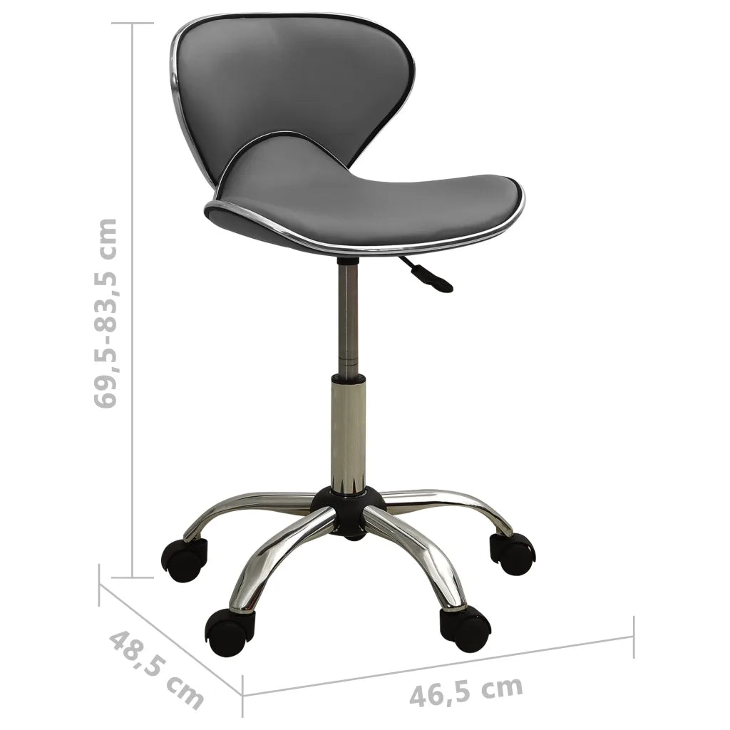 Sedia da Ufficio Grigia in Similpelle 3088630