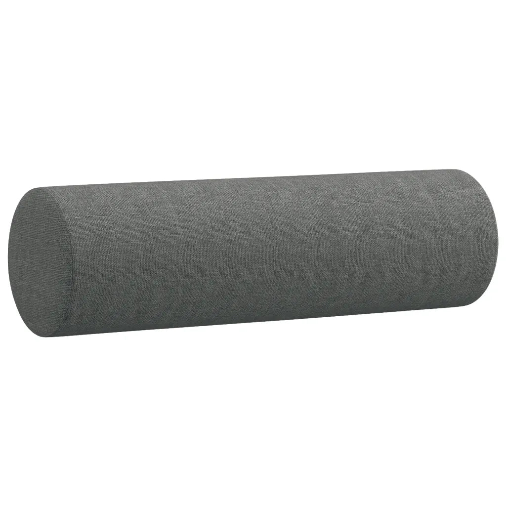 Divano a 3 Posti con Cuscini Grigio Scuro 180 cm in Tessuto 3200791