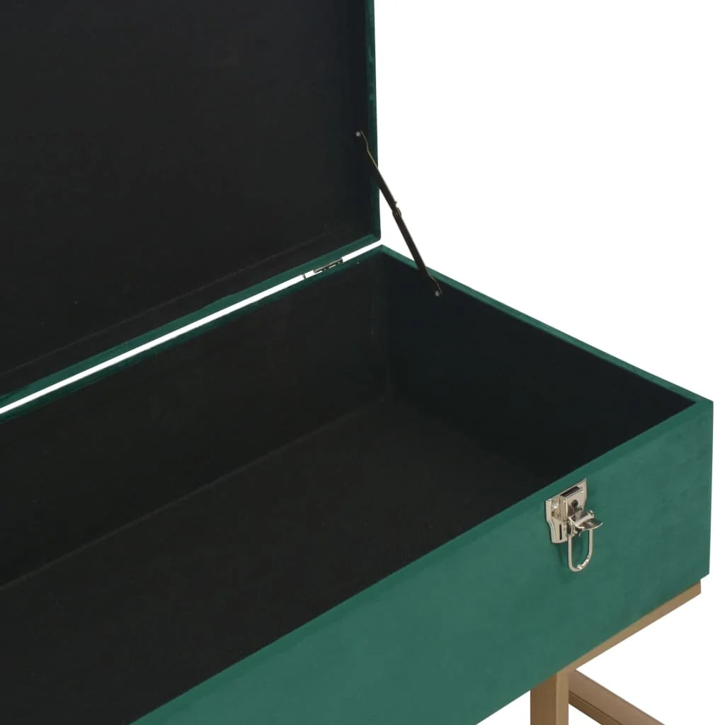 Panca con vano contenitore 105 cm velluto verde 02_0010732