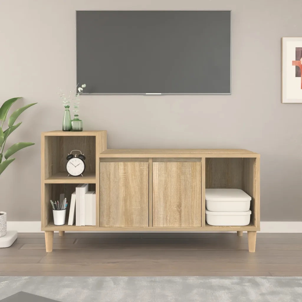 Mobile per TV Rovere Sonoma 100x35x55 cm Legno Multistrato 821175