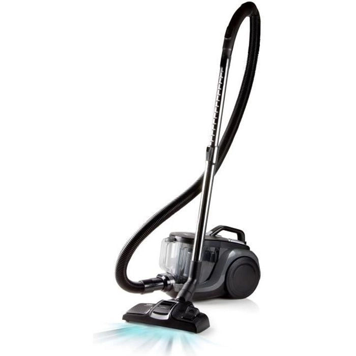 Domo Do7295S - borsa senza borsa senza sacchetto - Sistema ciclonico - Nuovo spazzola pulita profonda - serbatoio di carrello 2.5L