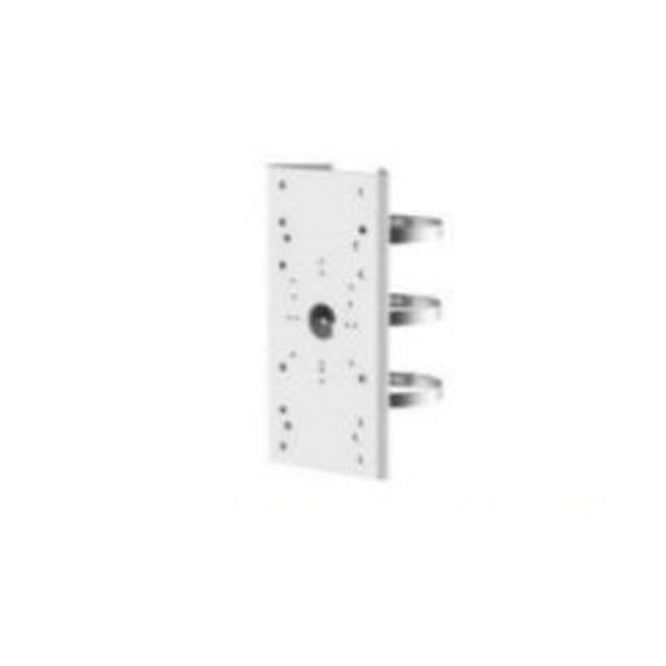 Adattatore da palo hikvision in alluminio bianco - ds-1275zj-sus