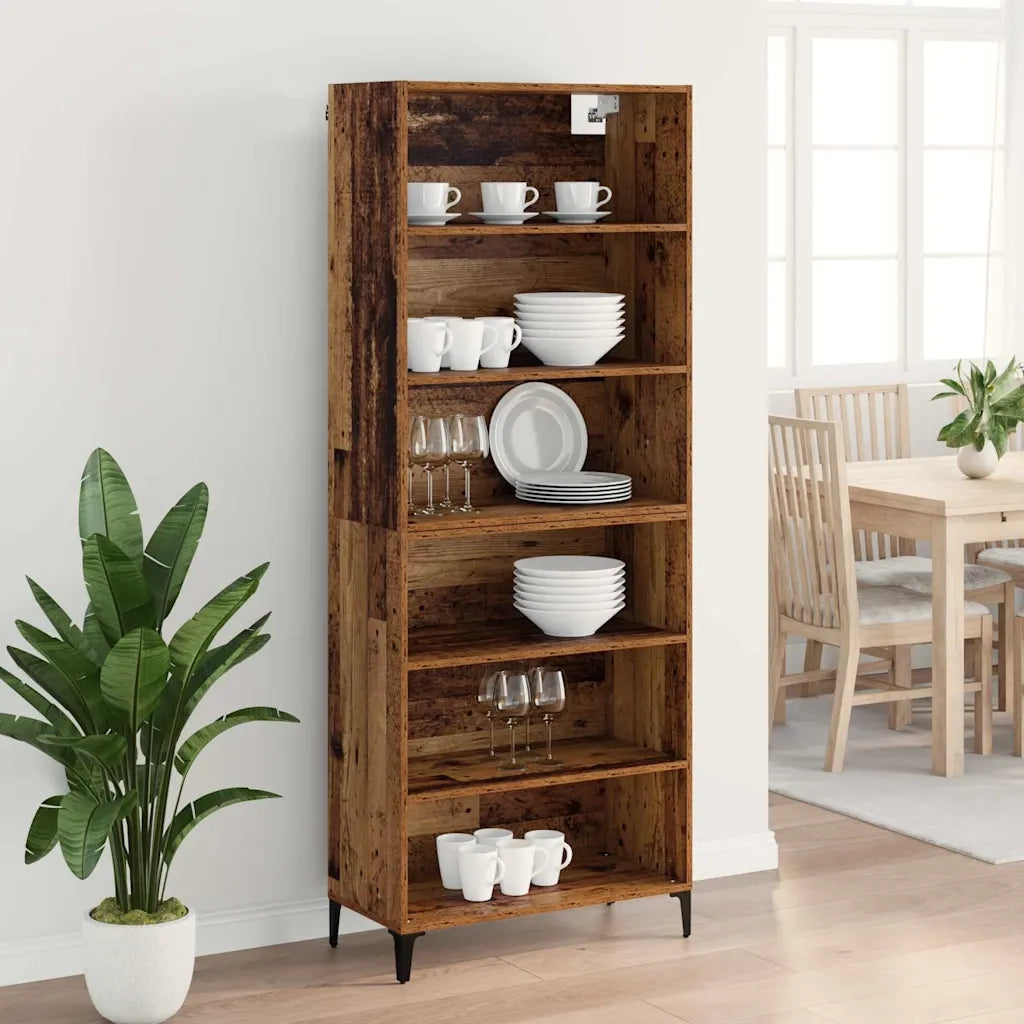 Credenza Legno vecchio 69,5 x 34 x 180 cm Legno multistrato