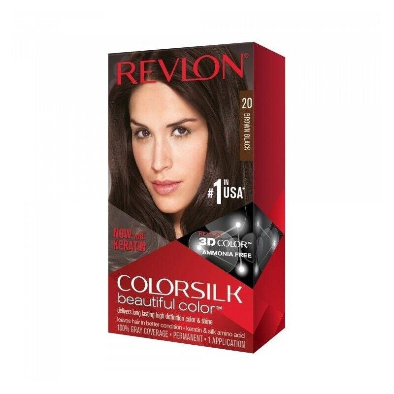 REVLON COLORAZIONE PERMANENTE PER CAPELLI N 20 CASTANO NERO