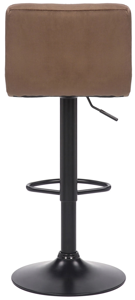 Set di 2 sgabelli bar Feni in velluto marrone