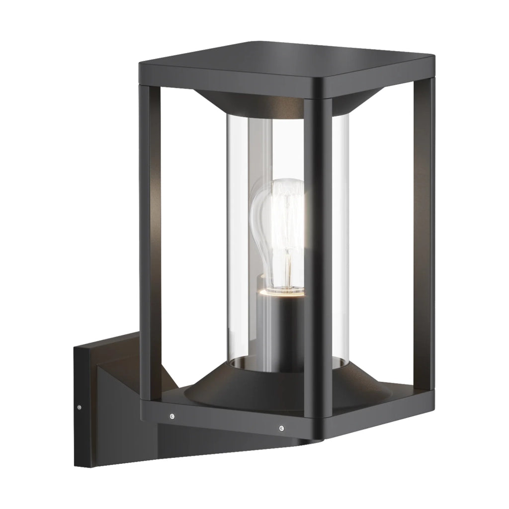 Maytoni applique moderna Cell 1 luce E27 IP65 grafite alluminio diffusore termoplastica