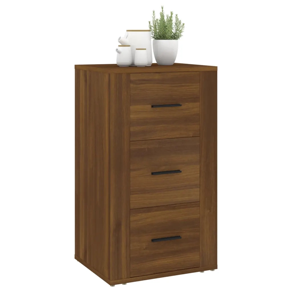 Credenza-Buffet-Armadio da cucina Rovere Marrone 40x33x70 cm in Legno Multistrato