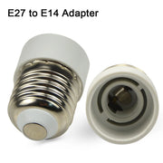 Trade Shop - Adattatore Portalampade Porta Lampada Attacco E27 E14 Da E14 A E27 Gu10 B22 -       -da E27 A E14-