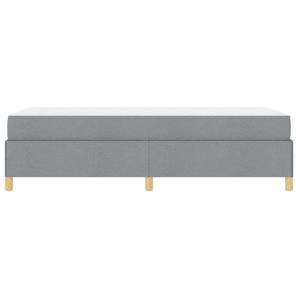 Struttura del letto-Giroletto Grigio chiaro 90 x 200 cm Tessuto 196655