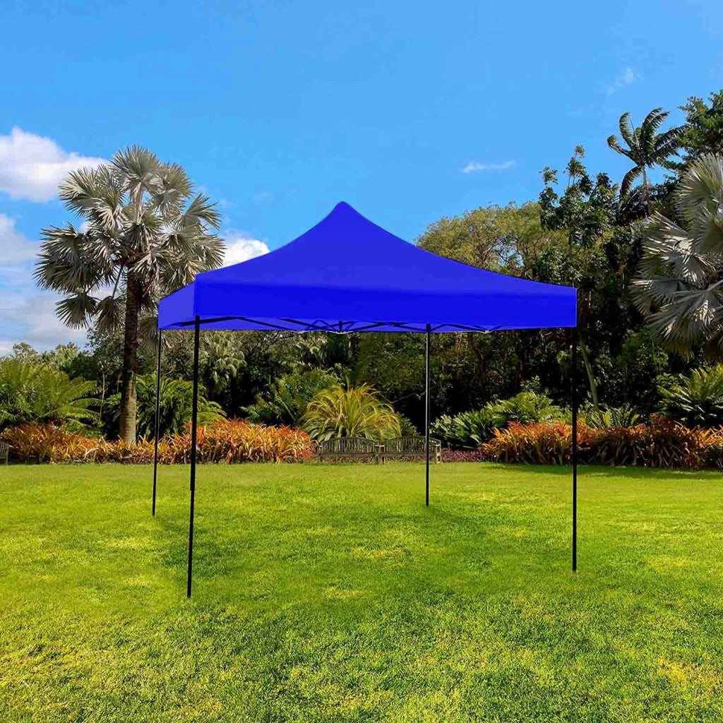 Kebon Tenda / Gazebo Per Giardino 3X3 Impermeabile Tendone Pieghevole Per Fiere E Mercati Colore Blu