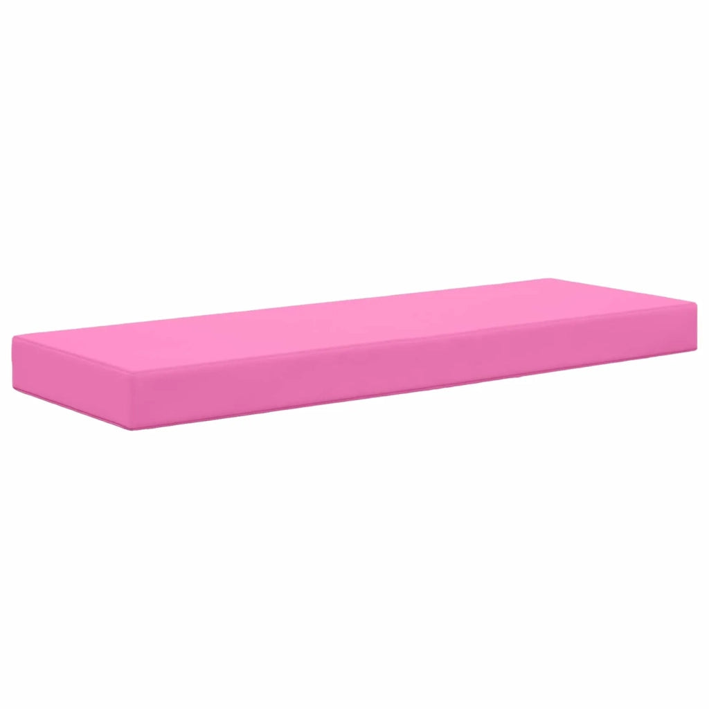 Cuscino da Sedia Esterno Rosa 111,5 x 40 x 8 cm 100% Poliestere