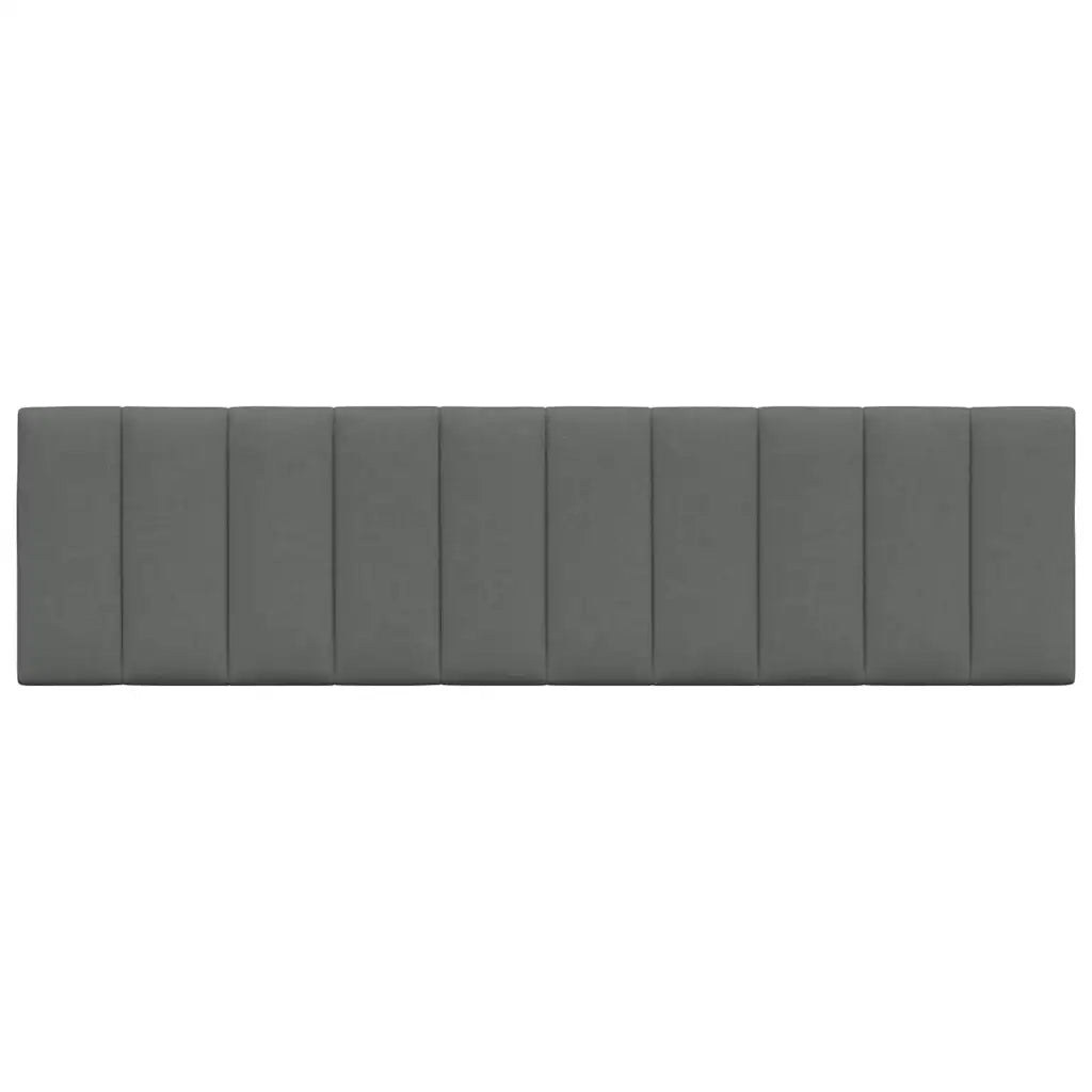 Coussin de tête de lit Hanko gris foncé 180 cm tissu