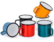 Set di Tazze in Ceramica da 6 - Ciotole per Caffè/Tè/Bevande - Riciclabile - Portatile - 350 ml - Salute e Sostenibilità - Tazze per Tè