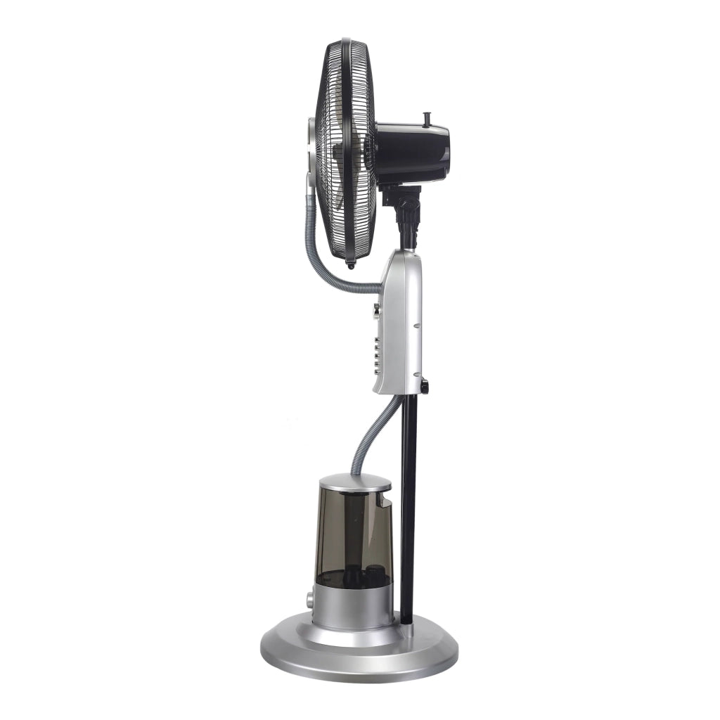 Ventilatore/umidificatore a piantana in plastica argentata da 75 watt 03_0008834