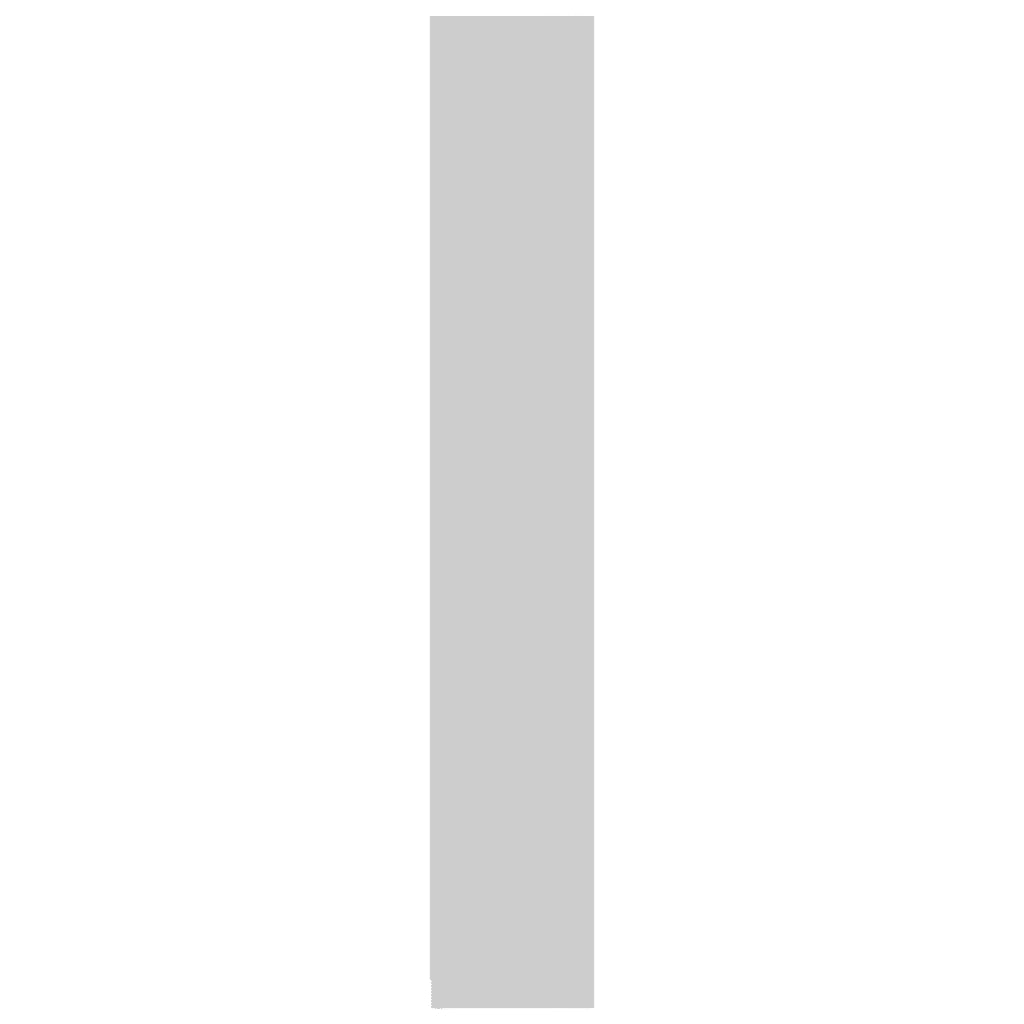 Mobile da Bagno Bianco 30x30x183,5 cm in Legno Multistrato 802669