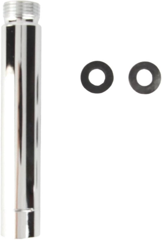 Piastre di alluminio inox per doccia raccorciabile 4 pollici con estensore di doccia a mano verchroomato - accessori per la camera da bagno