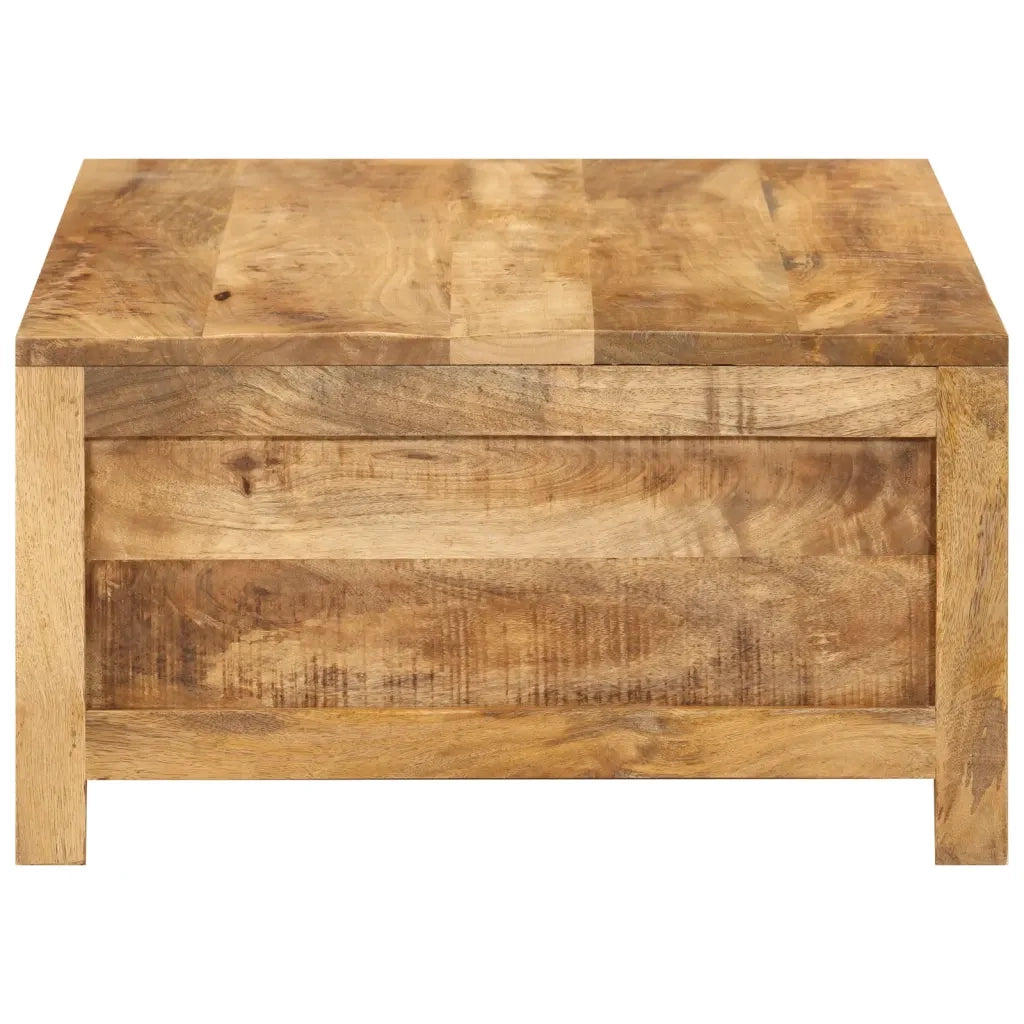 Tavolino da Salotto 80x55x30 cm in Legno Massello di Mango 351579