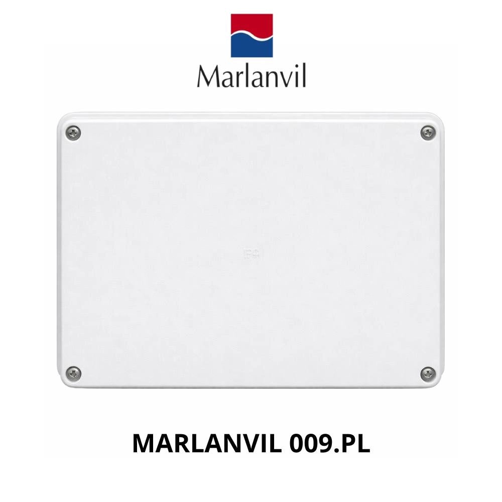 Cassetta di derivazione stagna marlanvil 009.pl con pareti lisce 190x145x70mm