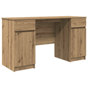 Scrivania | Tavolo da Ufficio rovere artigianale 140 x 49 x 76 cm Legno multistrato