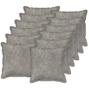 Cuscino HOUTEN 12 pz Grigio Chiaro Fleece in microfibra 935268