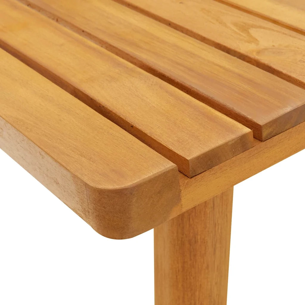 Tavolo da esterno-Tavolino da Giardino 90x55x35 cm in Legno Massello di Acacia
