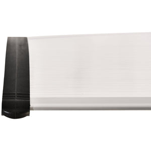 Pensilina Tettoia in Policarbonato 75x120 cm  Trasparente