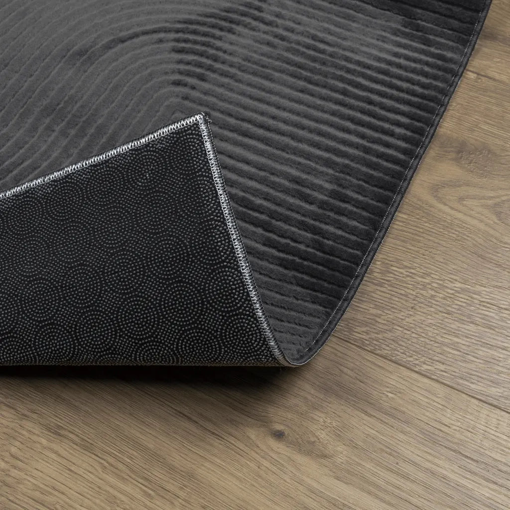 vidaXL Tappeto IZA a Pelo Corto Aspetto Scandinavo antracite 100x200cm