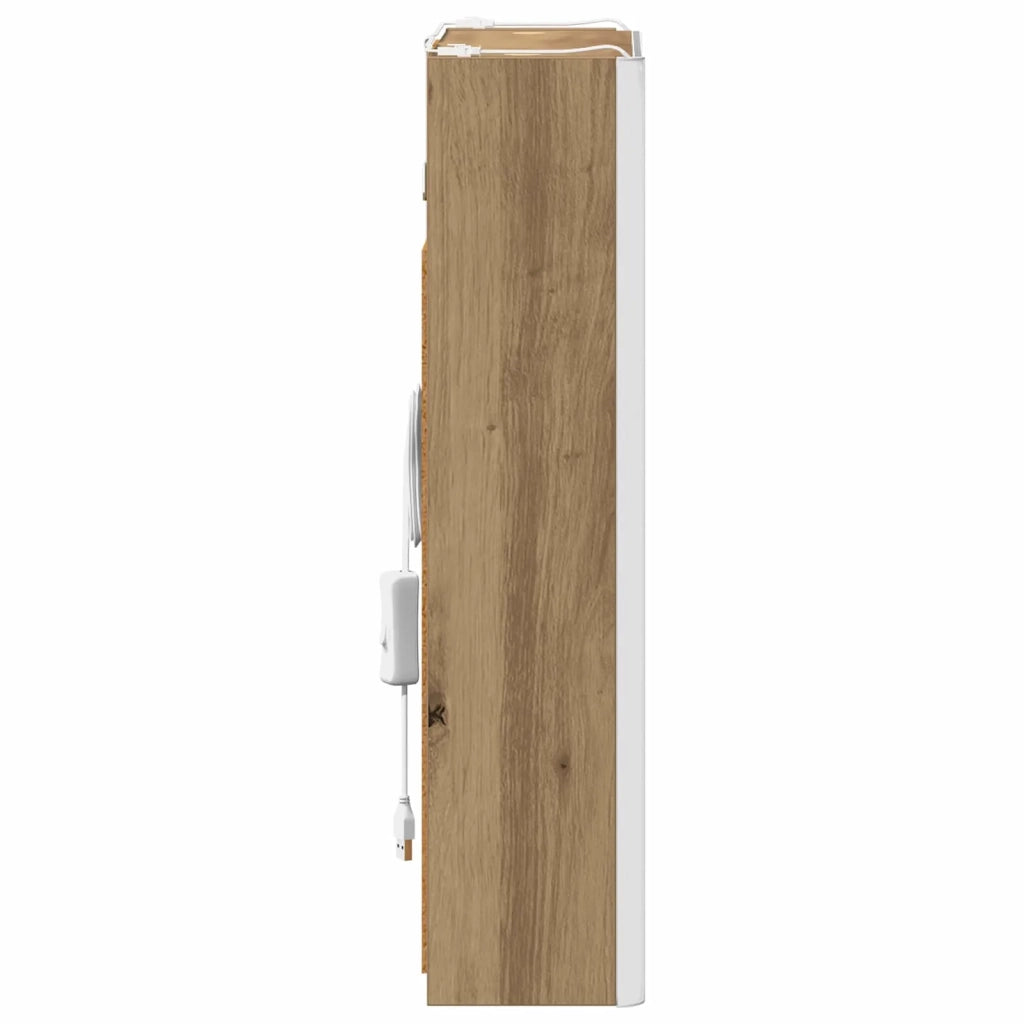 Mobiletto per specchio da bagno Rovere Artigianale