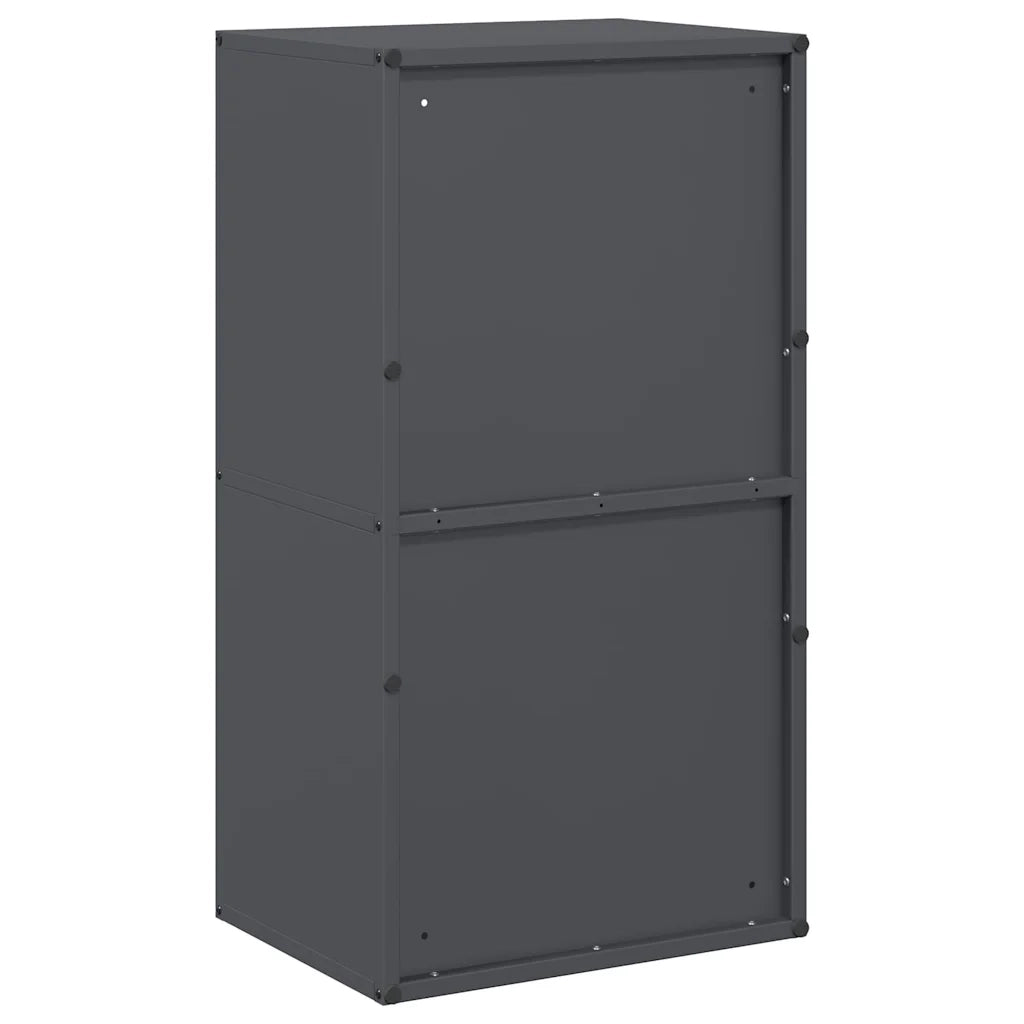 Rastrelliera per Legna da Ardere Antracite 40x30x75 cm 864193